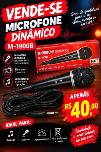 Microfone Dinâmico