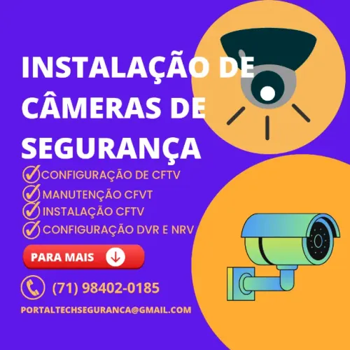 CÂMERAS DE SEGURANÇA INSTALAÇÃO