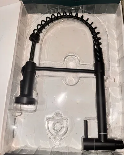 Torneira cozinha metal gourmet standard parede preto fosco 