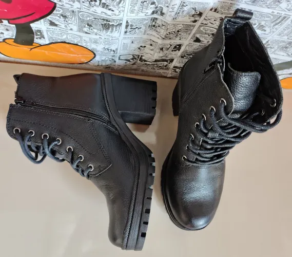 Bota de couro n-34
