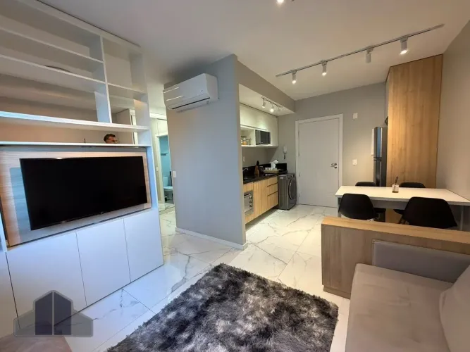 ALUGUEL - LOFT 1 DORM C/ VAGA MOBILIADO NO MAX PLAZA CANOAS