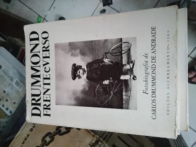 Frente E Verso, Drummond - Capa Dura - Livro Raro