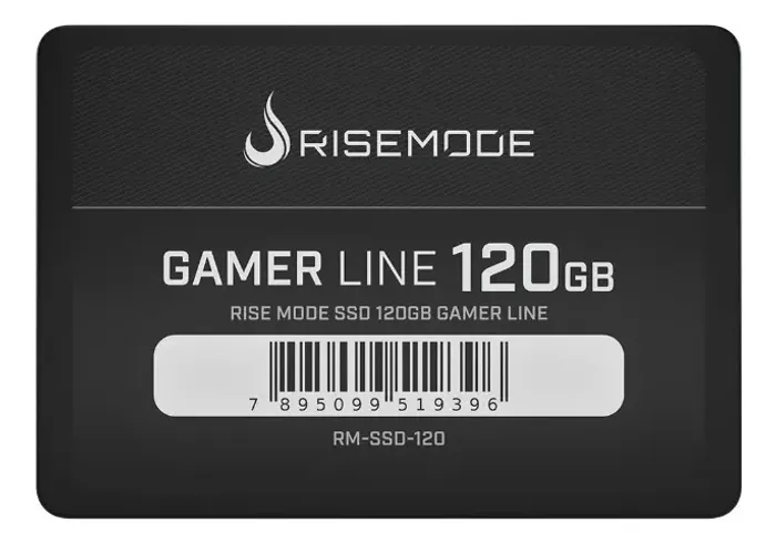 Ssd 120gb Rise Mode Gamer Line Sata - Preto