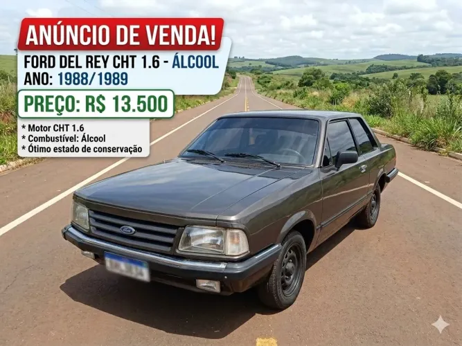 Ford Del Rey GLX 1.6/1.8 / GL 1.6/1.8 2P E 4P 1989