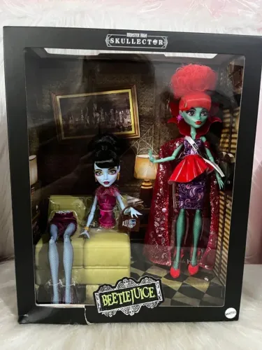Beetlejuice Waiting room Bonecas Monster High Skullector
