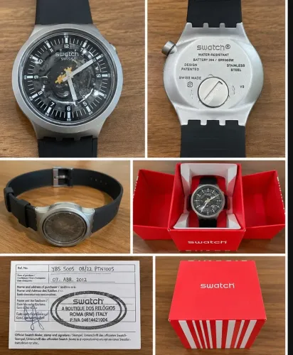 Relógio Suíço Swatch Irony Skeleton