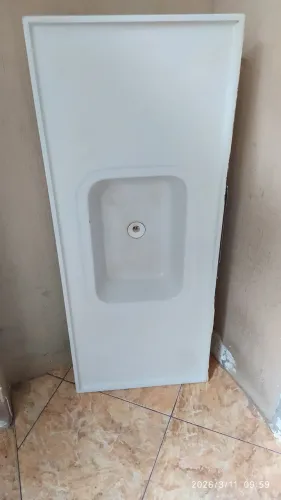 Pia de cozinha mármore sintético
