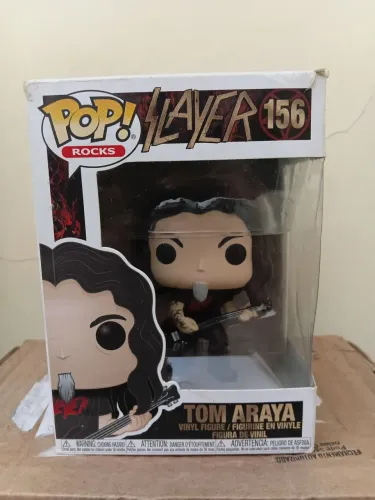 Funko Pop Rocks #156 baixista Tom Araya da banda Slayer
