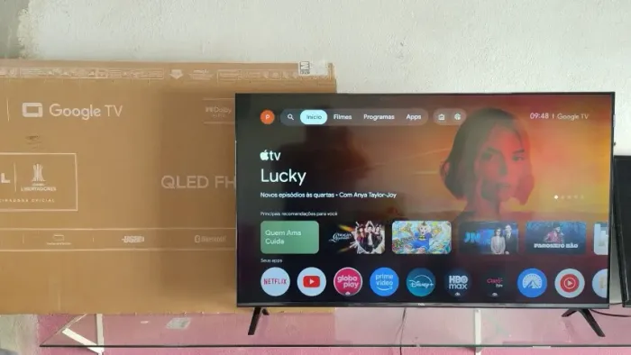 QLED 01 ANO DE GARANTIA-A MAIS VENDIDA EM 2026-SMART TV 43 TCL QLED