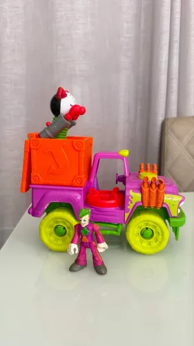 Carro do coringa c boneco - imaginext