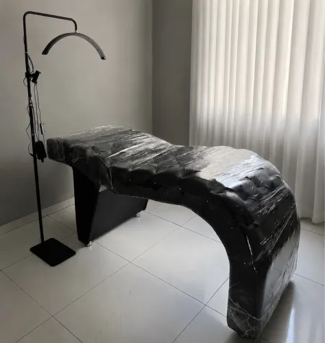 Maca de estética + luminária lua