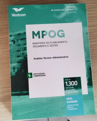 Apostila concurso MPOG