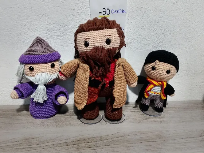 Trio Harry Potter em Amigurumi !