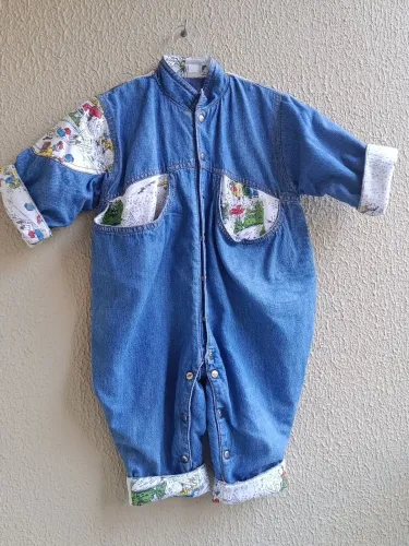 Macacão infantil Vintage