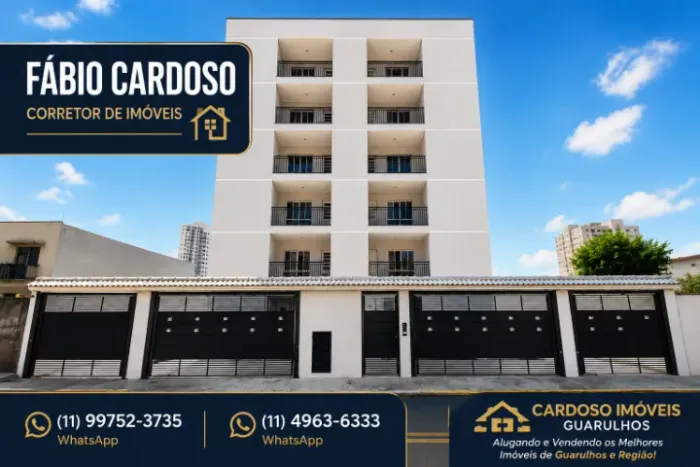 Apartamento Locação Guarulhos Rua Iris, 131 2 Dormitórios 1 Suíte 1 Vaga R$2.200 + taxas