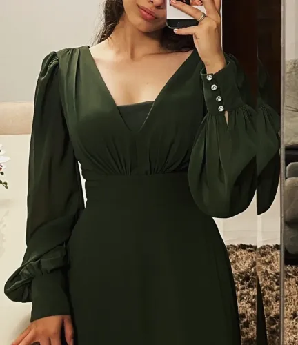 Vestido de Festa verde (usado)