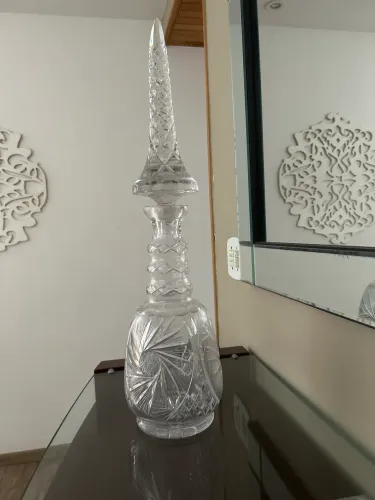 Garrafa Cristal Tcheco 69cm