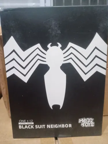 Black suit neighbor Spiderman mess toys novo e lacrado