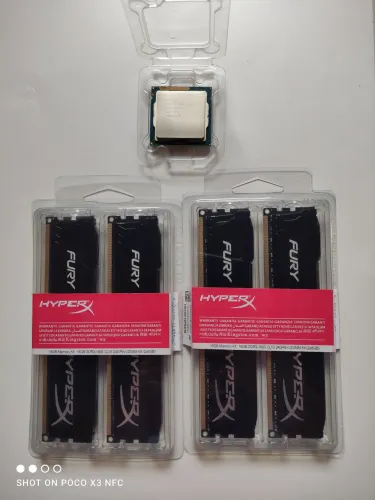 Processador Intel i7 3770 + 32GB RAM DDR3 1600mhz Kingston Hyperx Fury
