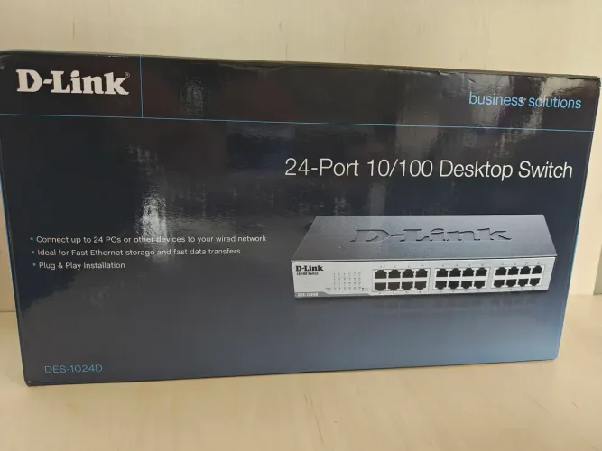 Switch 24 portas 10/100 Tp-link DES-1024