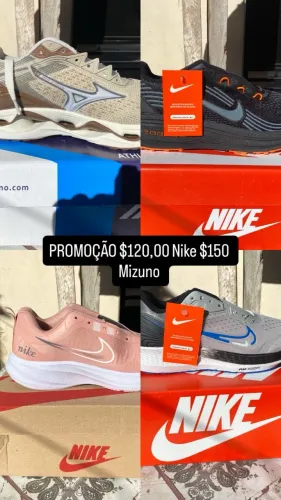 VENDO TÊNIS NIKE MIZUNO FEMINO MASCULINO