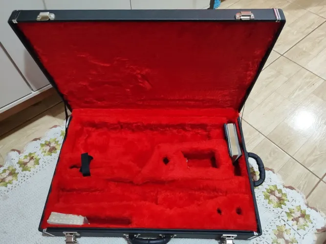 Estojo Sax Alto e Sax soprano reto - dois instrumentos 