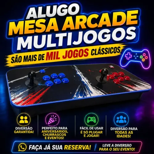 Alugo Arcade multi jogos fliperama video game