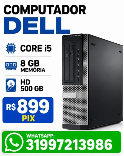 COMPUTADOR DELL CORE i5- R$899- PROMOÇÃO HOJE 02/09