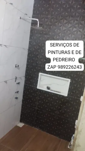 Pedreiro e Serviços de pintura Disponív