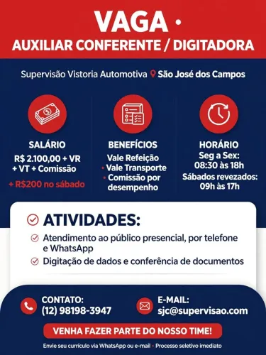Oportunidade de emprego