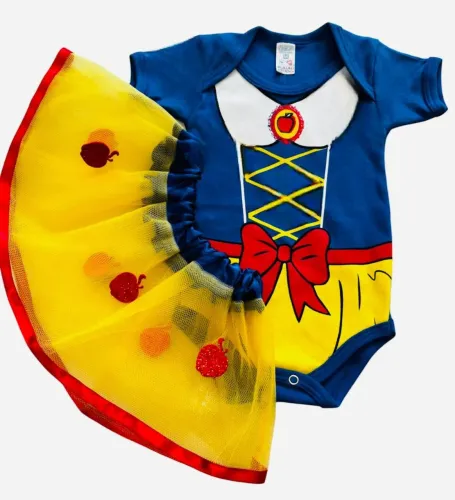 Body temático vários personagens masculino e feminino