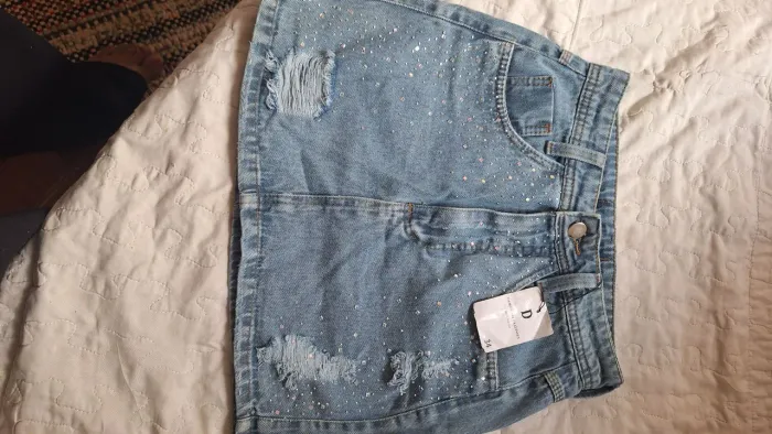 Saia jeans tamanho 34