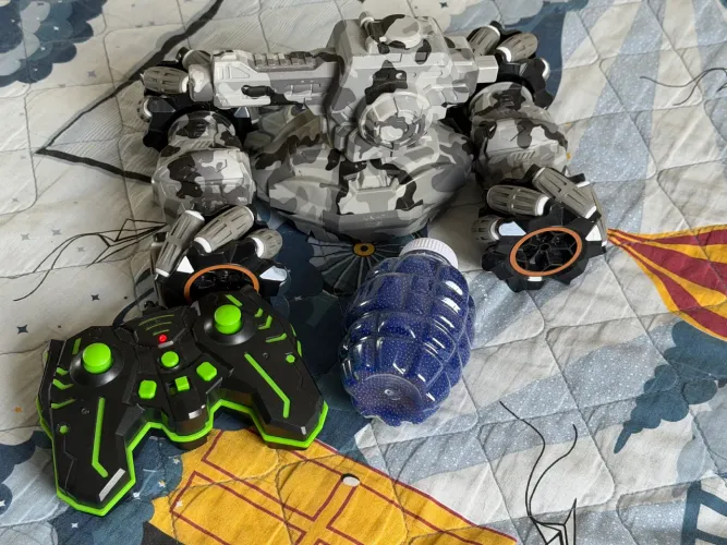 Tanque de bolinhas de gel ele atira e ainda tem dois modos alternativos