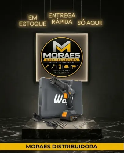 Furadeira e Parafusadeira Wap WF 12K4.2 a Bateria 12V 3/8" com Maleta e Acessórios