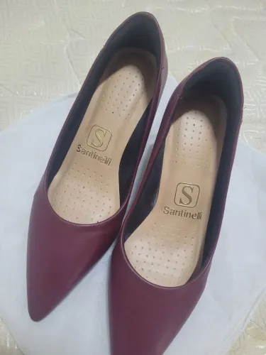 Scarpin Feminino Salto Bloco Santinelli Confort