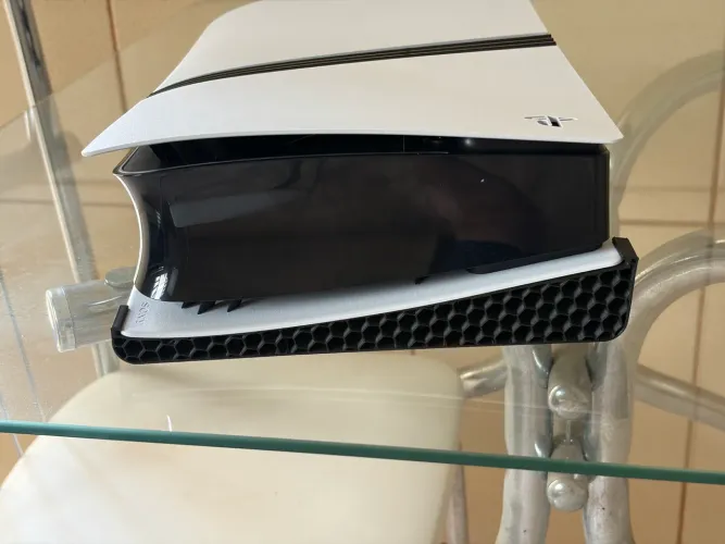 Suporte Horizontal para PS5 Pro - Estilo Colmeia