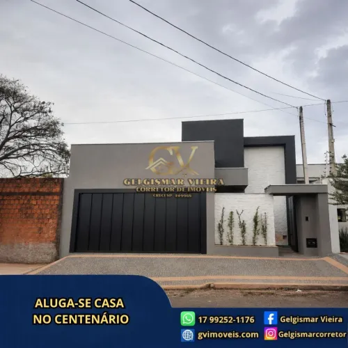 Casa com 3 Quarto(s) e 2 banheiro(s) para Alugar, 250 m² por R$ 4666 / Mês