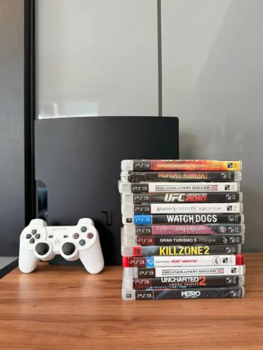 Ps3 Slim com 13 Jogos !! Faço OlxPay