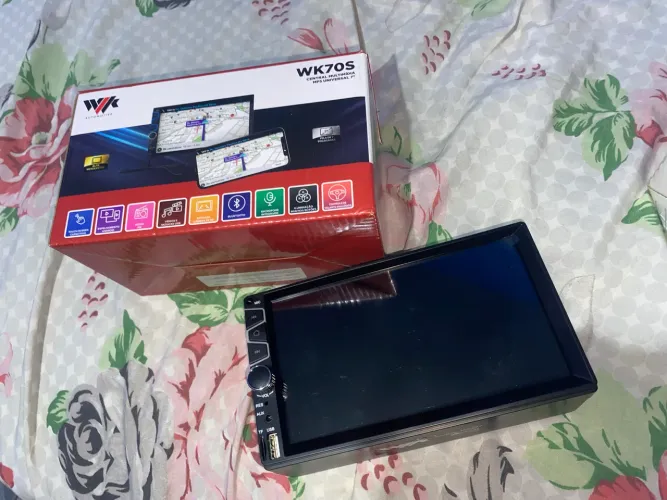 Central Multimídia Mp5 WLK AUTOMOTIVE WK70S 2din Espelhamento Ios e Android Bt USB SD