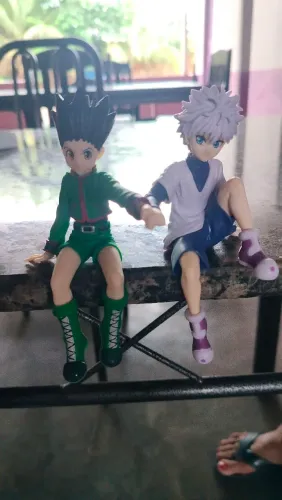 Action figure Gon Freecss e Killua Zoldyck Hunter x Hunter