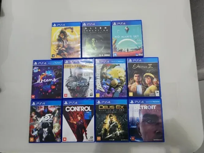 LOTE Jogos Playstation 4