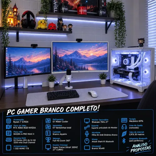 PC GAMER COMPLETO, VEM NAS PROPOSTAS DE TROCA E VENDA!