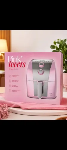 Air Fryer Britânia 5,5 L Pink - Na caixa