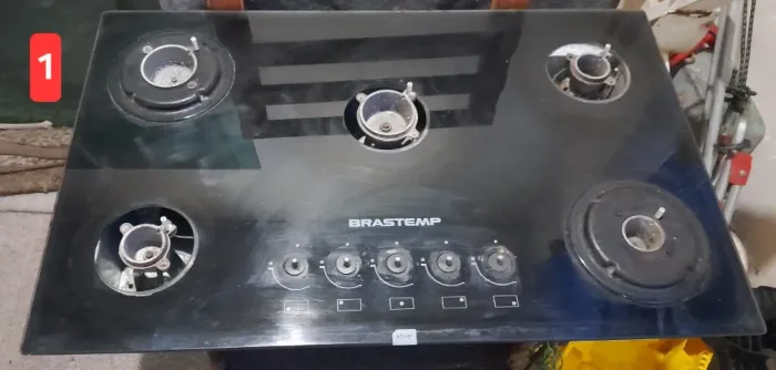 Vidro coktop 5 bocas brastemp barato