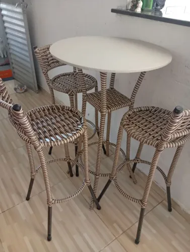 Mesa de bambú