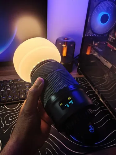 Luz RGB da Luxceo, 60w com Bateria