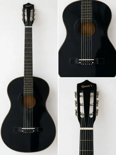 Violão Acústico Preto 