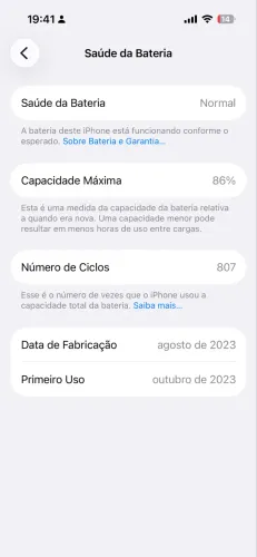 Vendo iPhone 15 Plus Perfeito Estado