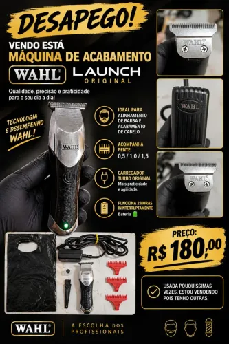 Máquina de acabamento Wahl Launch