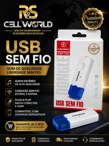 Adaptador Bluetooth USB de Som.
